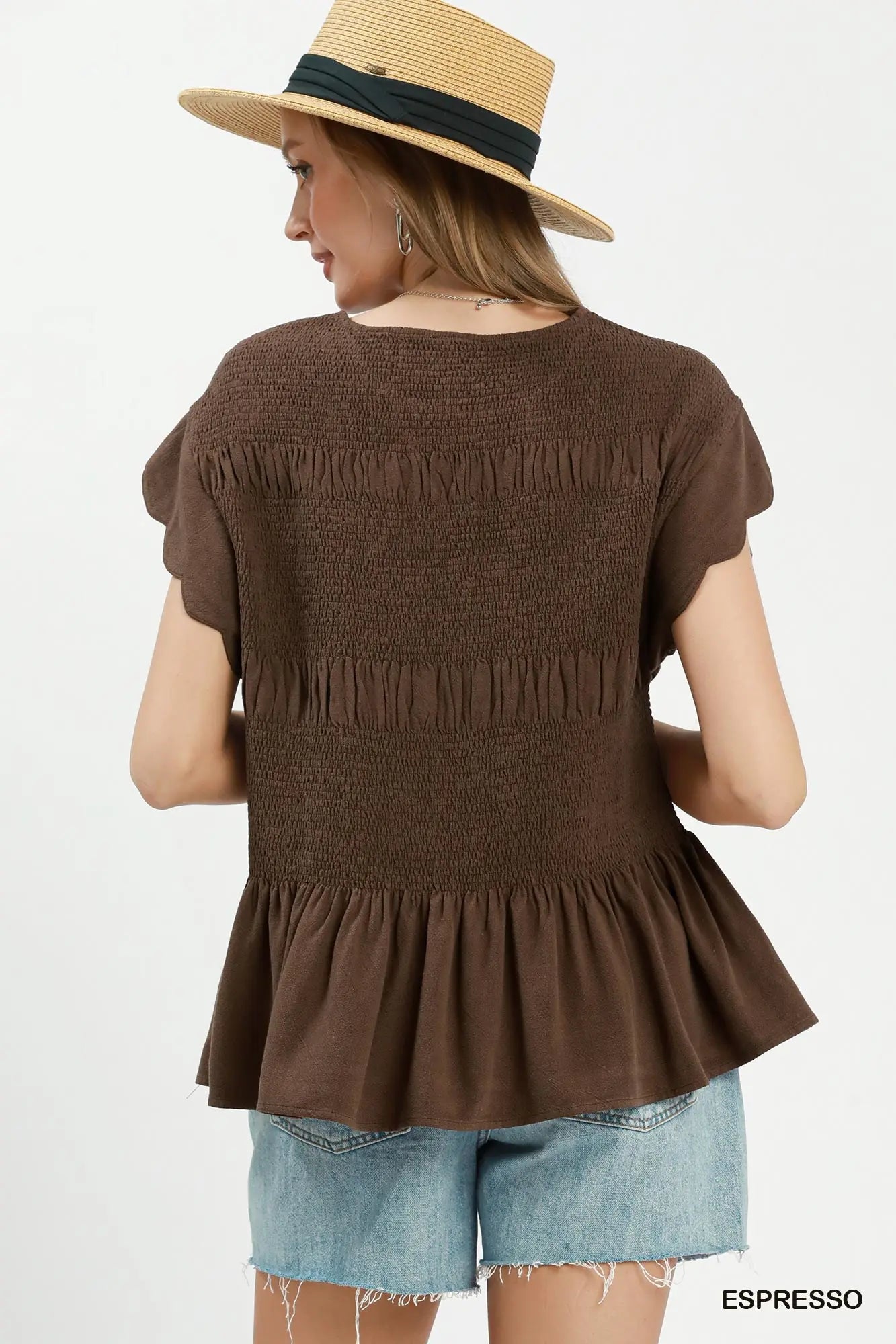 Linen Blend Everyday Top