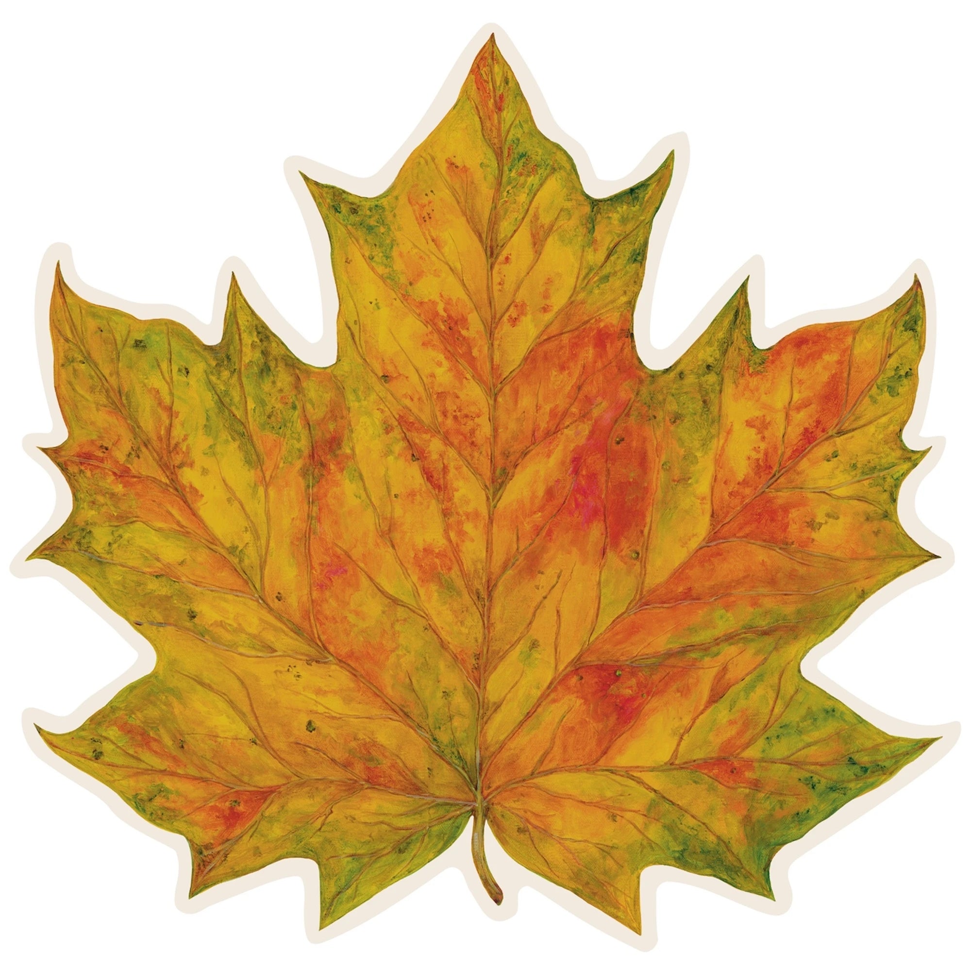 Die-Cut Fall Leaf Placemat
