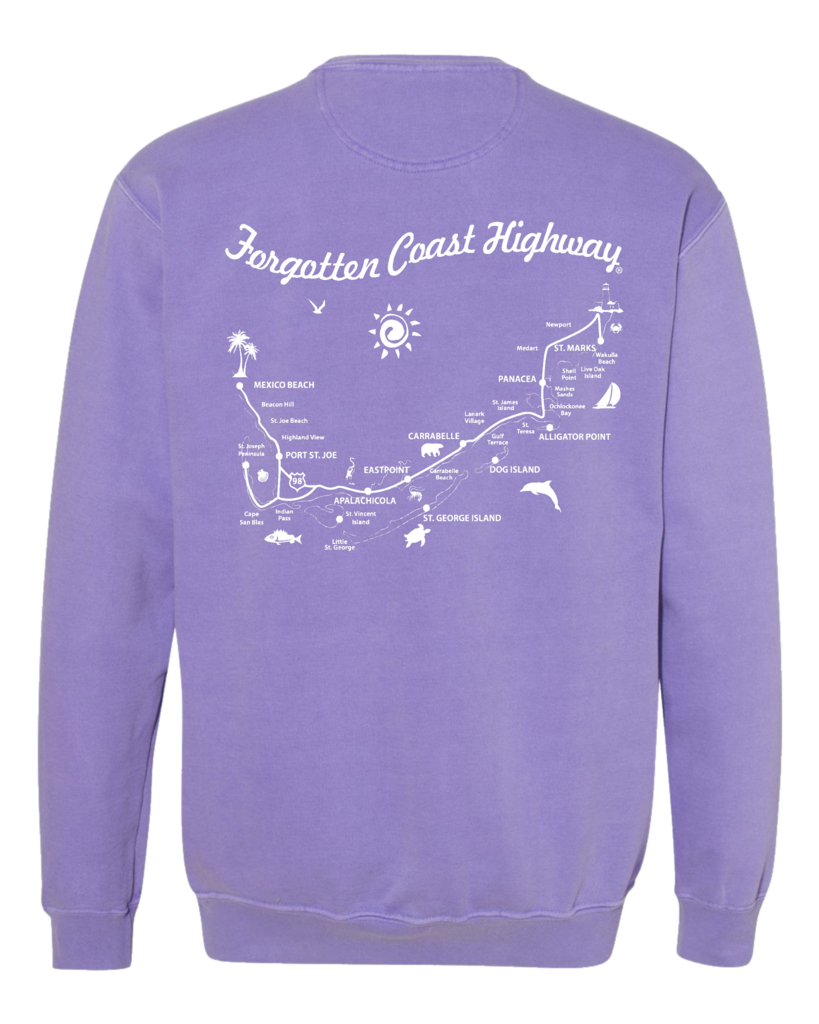 Forgotten Coast Highway Crewneck Sweatshirt