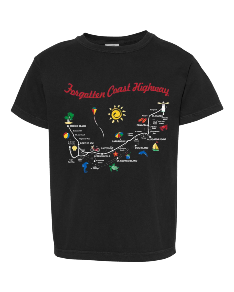 Forgotten Coast Highway Youth Full Color T-Shirt
