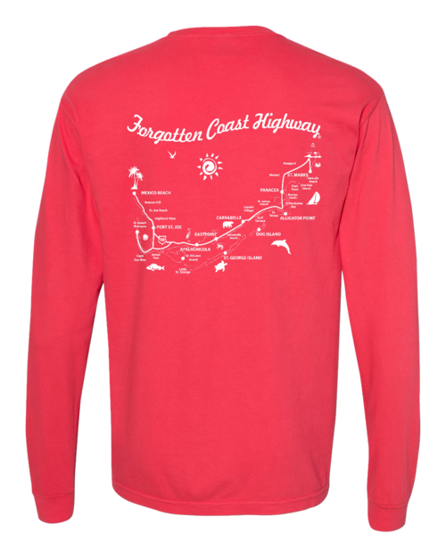 Forgotten Coast Highway Long Sleeve T-Shirt