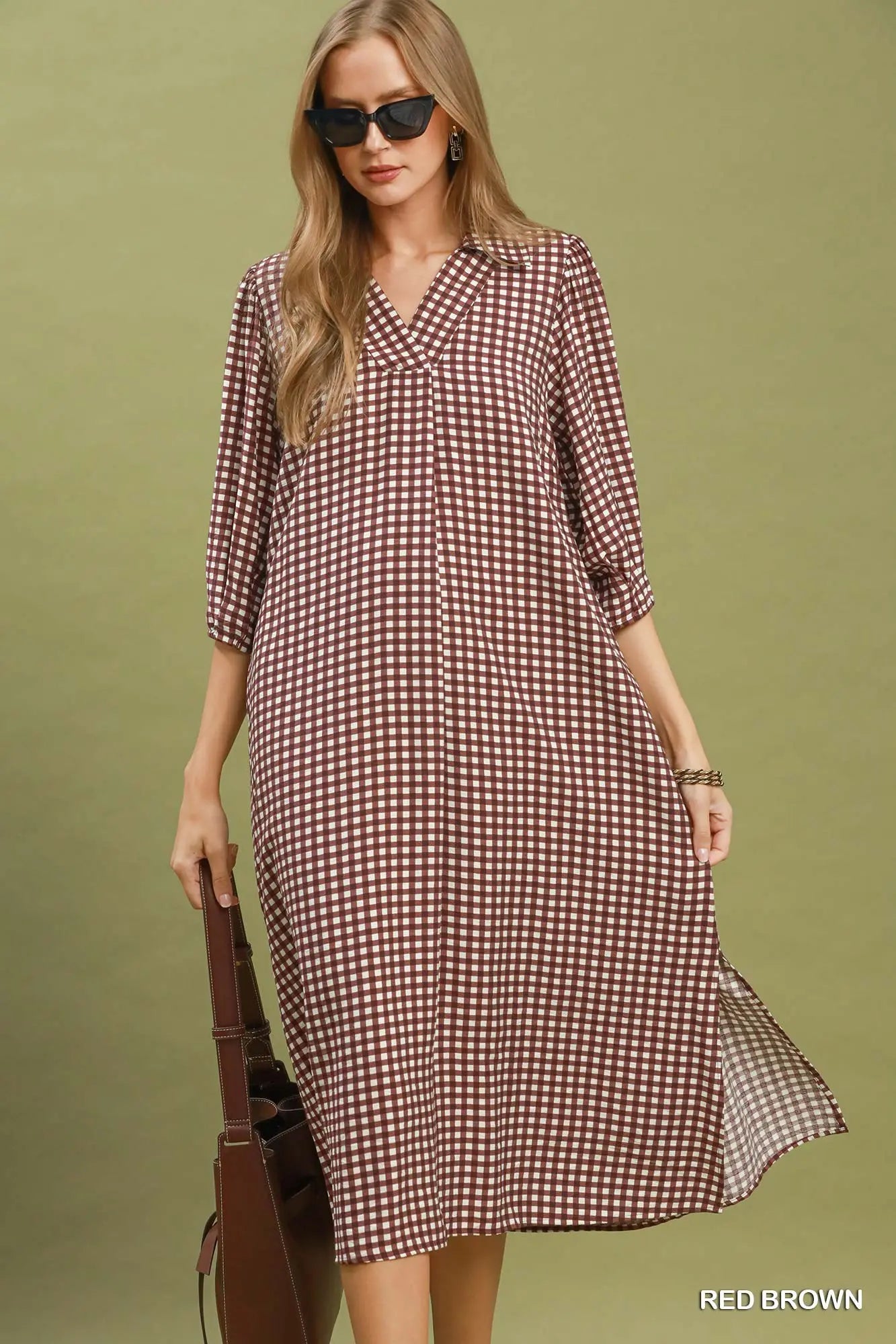 Easy Living Checkered Dress