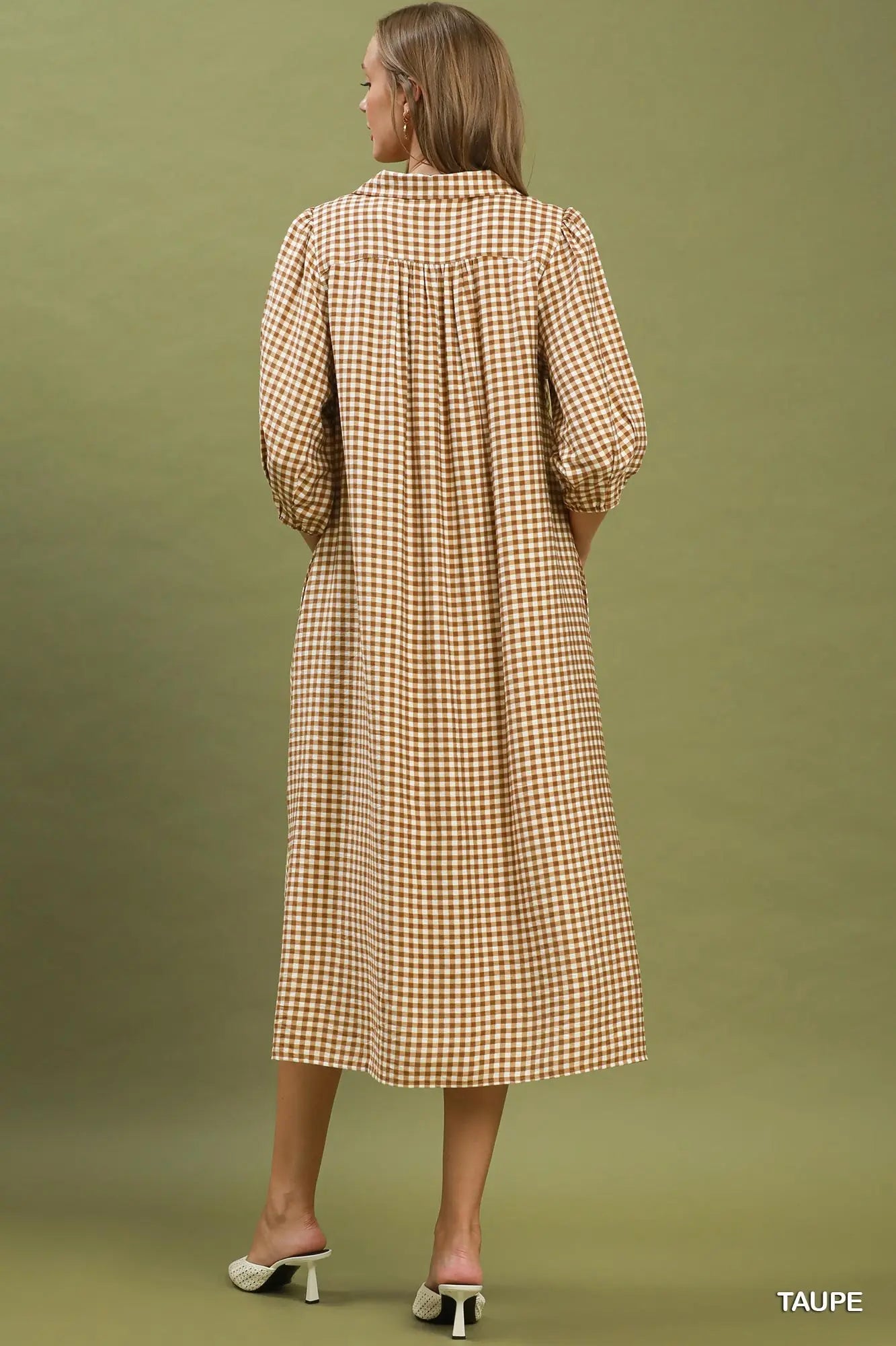 Easy Living Checkered Dress