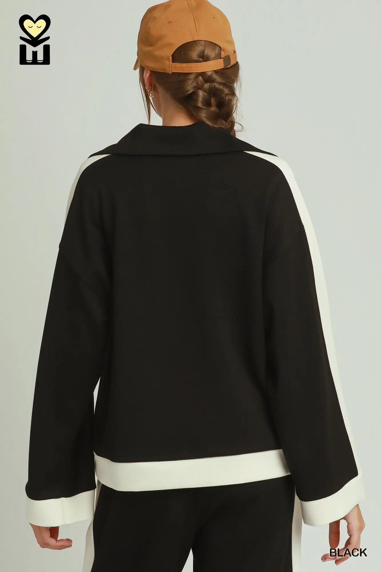 Cozy Contrast Top