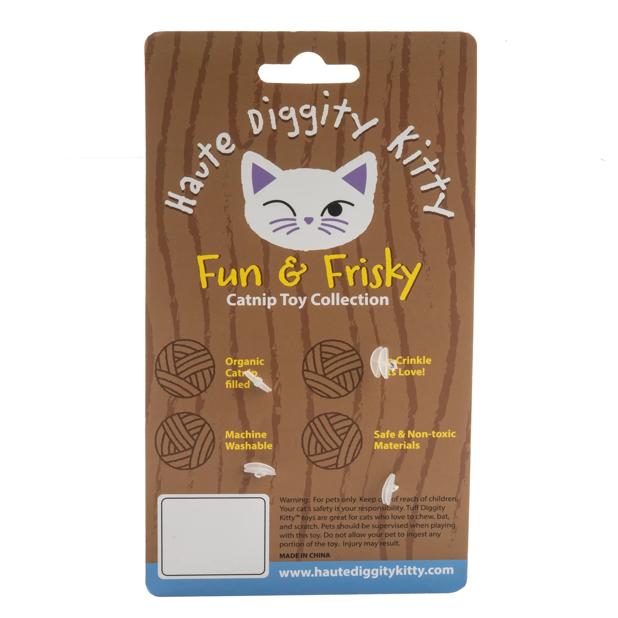 Kitty Vuitton Balls Catnip Toy