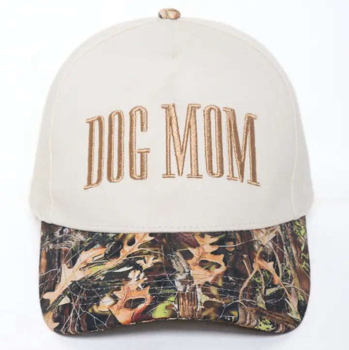 Dog Mom 2-Tone Camo Cap