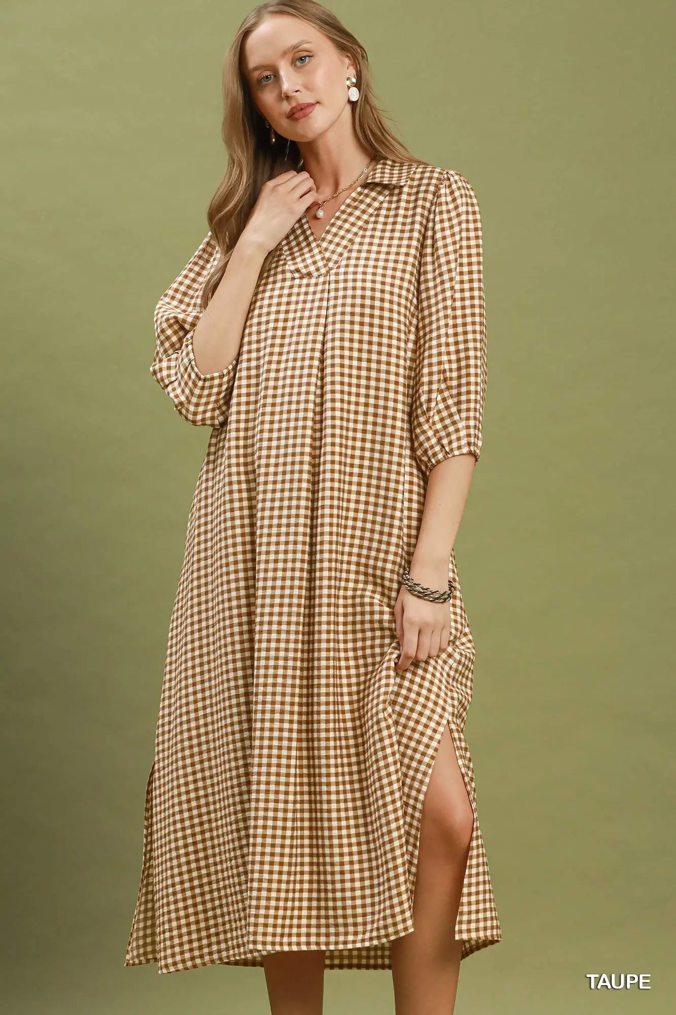 Easy Living Checkered Dress
