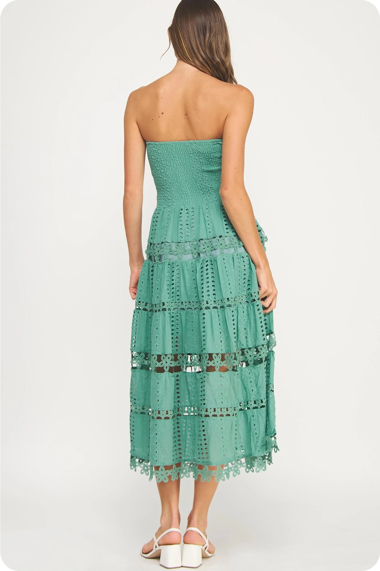 The Eloise Dress - Beryl Green