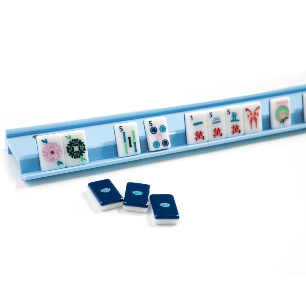 S/4 Dusty Blue Mahjong Racks