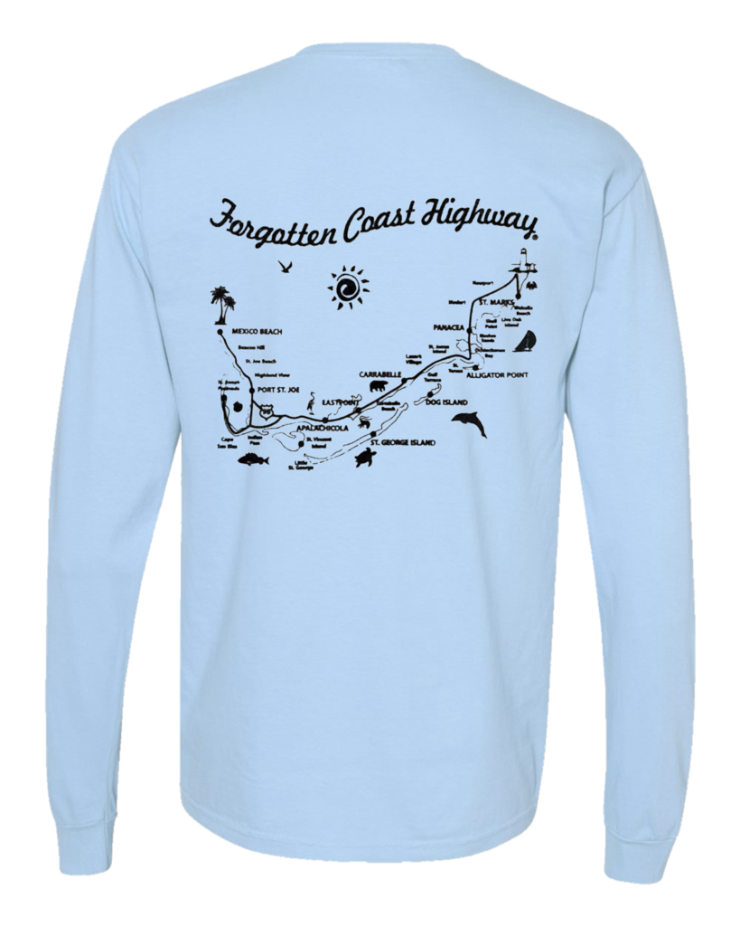 Forgotten Coast Highway Long Sleeve T-Shirt