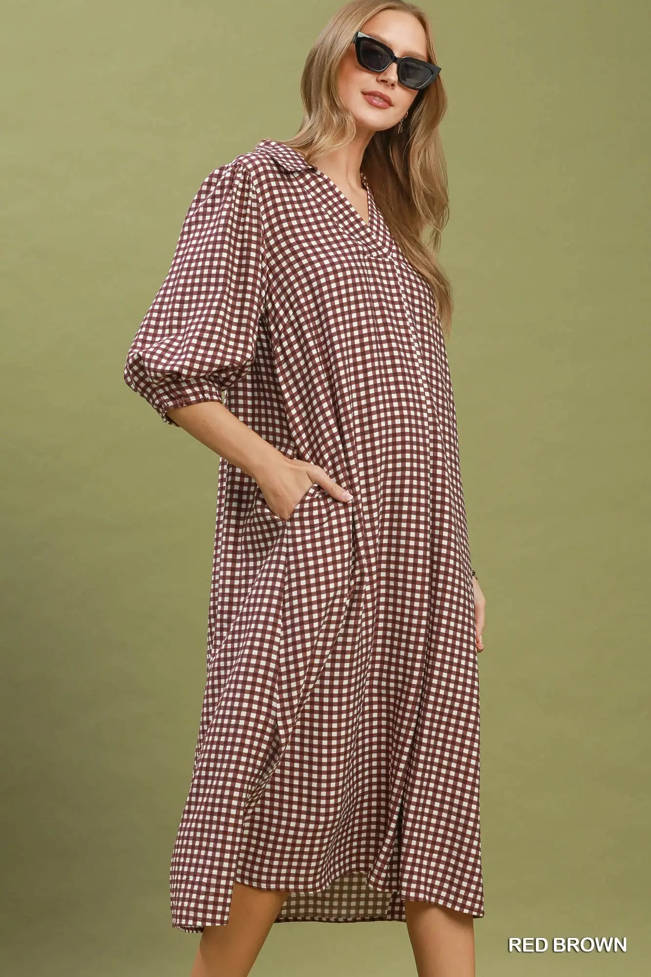 Easy Living Checkered Dress