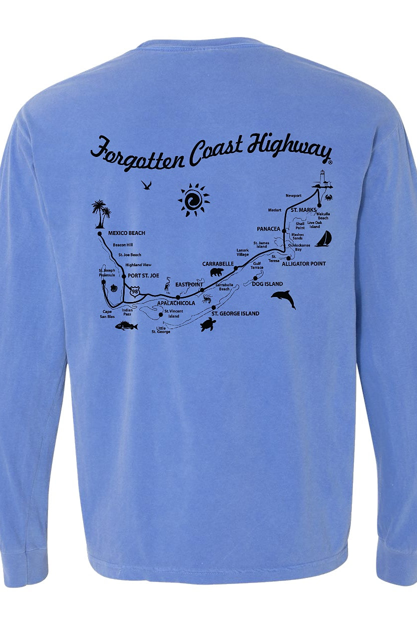 Forgotten Coast Highway Long Sleeve T-Shirt