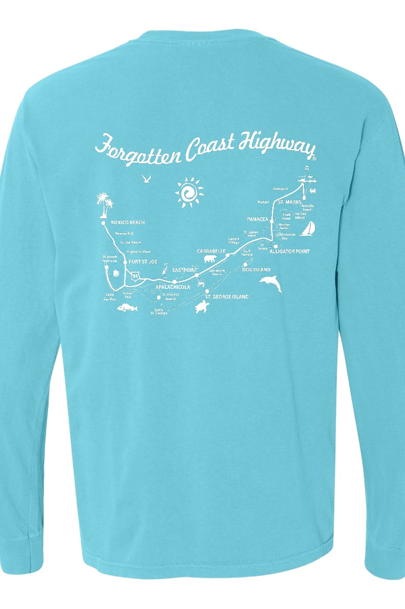 Forgotten Coast Highway Long Sleeve T-Shirt