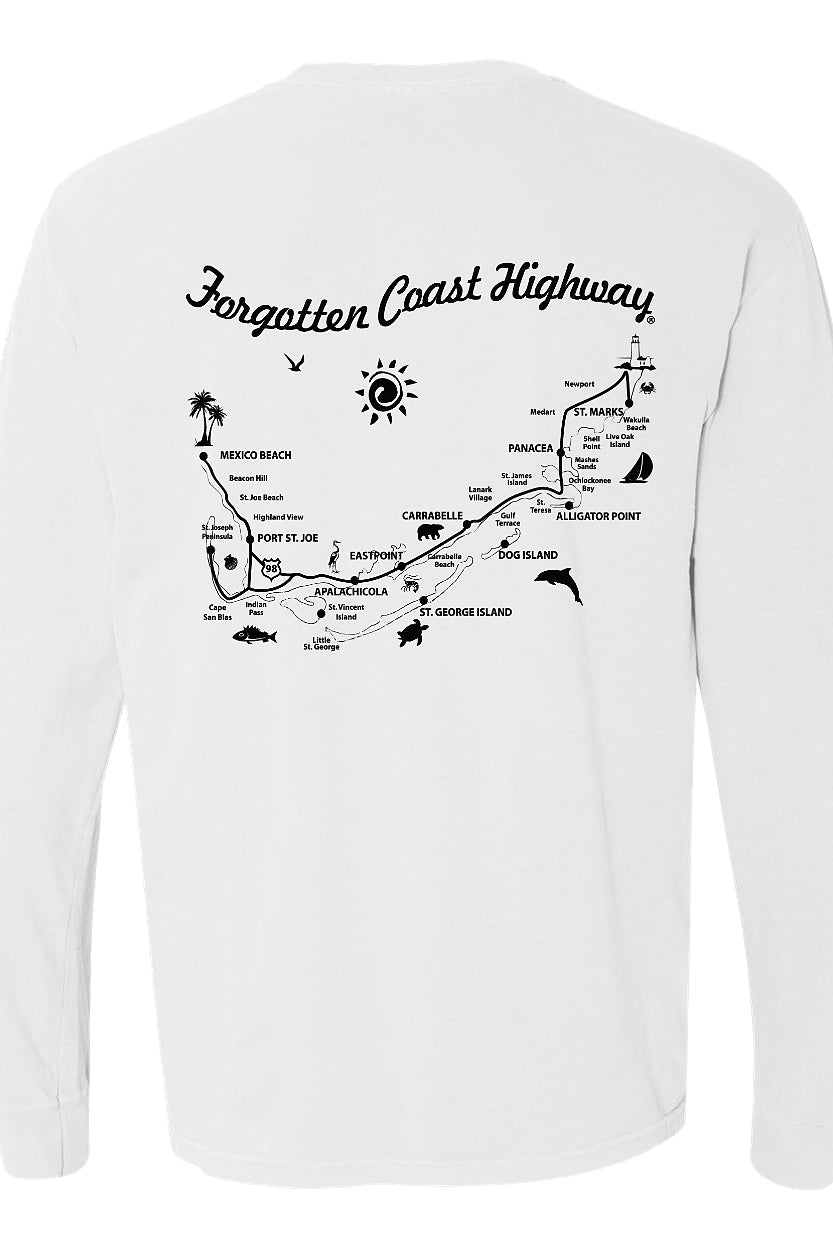 Forgotten Coast Highway Long Sleeve T-Shirt