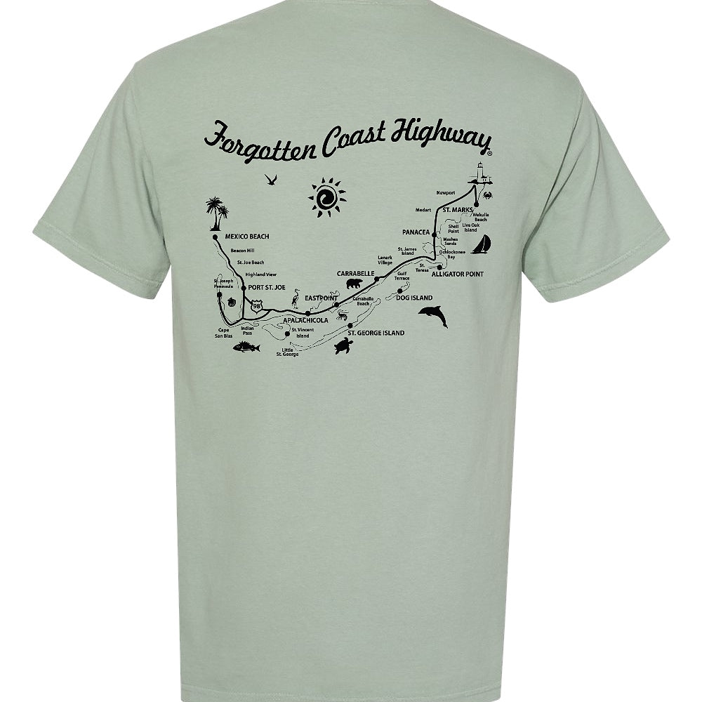 Forgotten Coast Highway Pocket T-Shirt