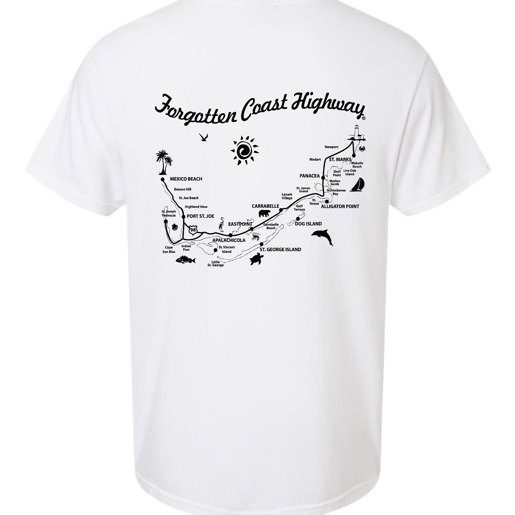 Forgotten Coast Highway Pocket T-Shirt