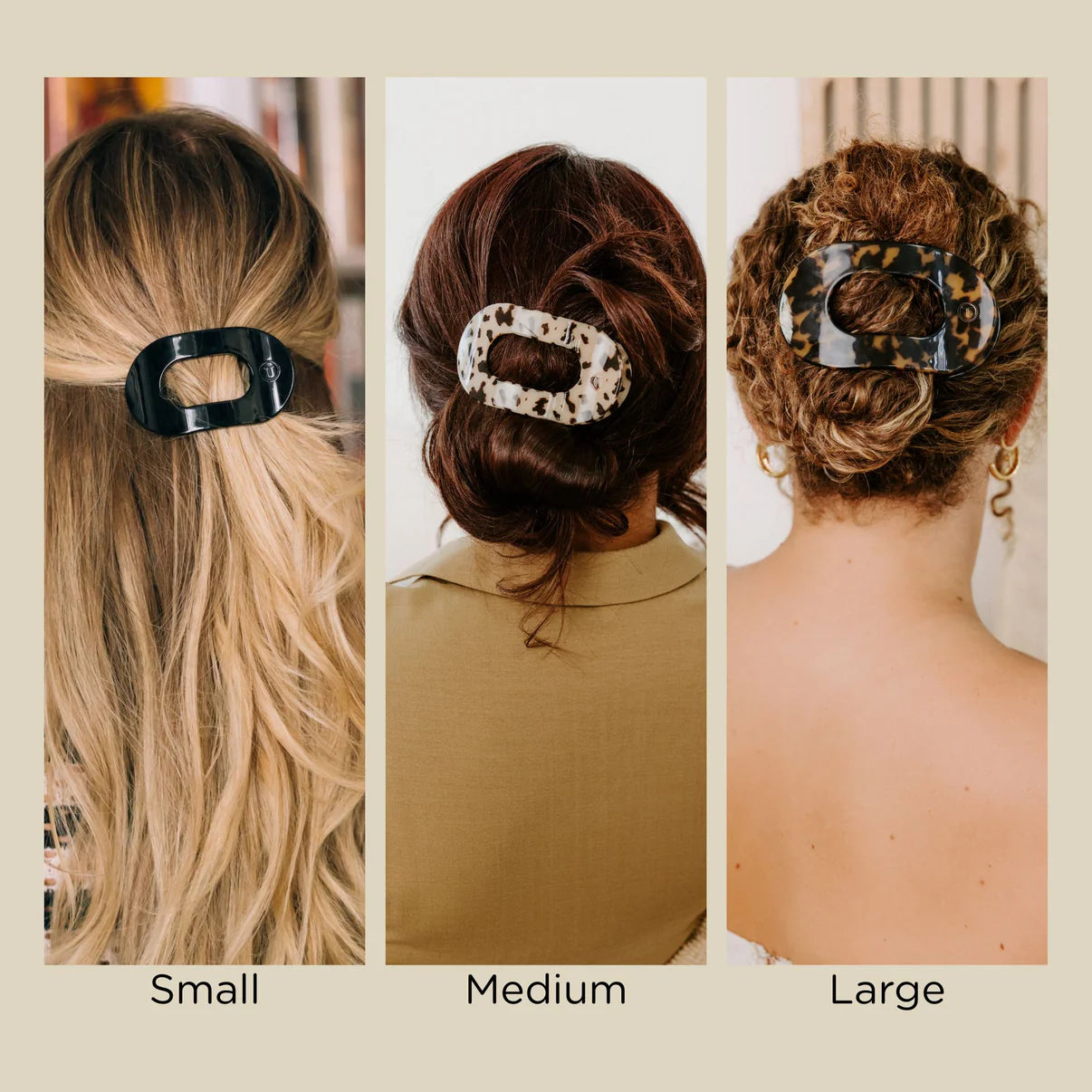 Large Flat Round Clip - Sunny Days Ahead