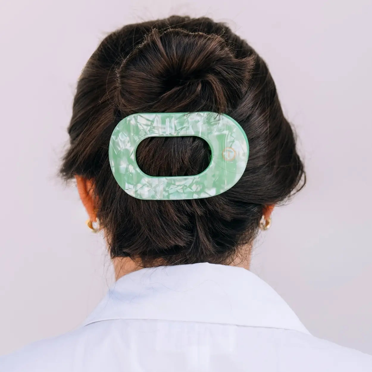 Spring Splash Flat Round Clip - Multiple Sizes