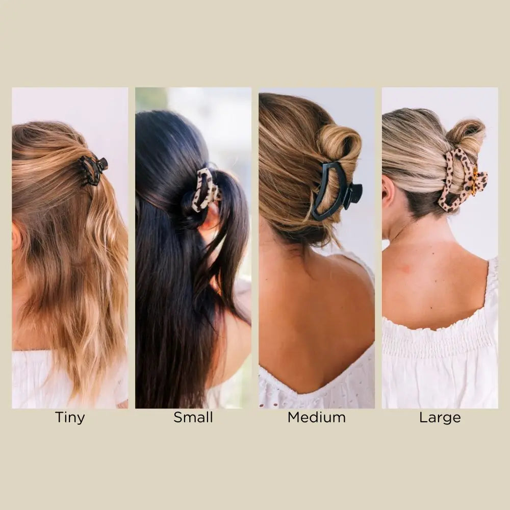 Open Small Claw Clip - Neutrals