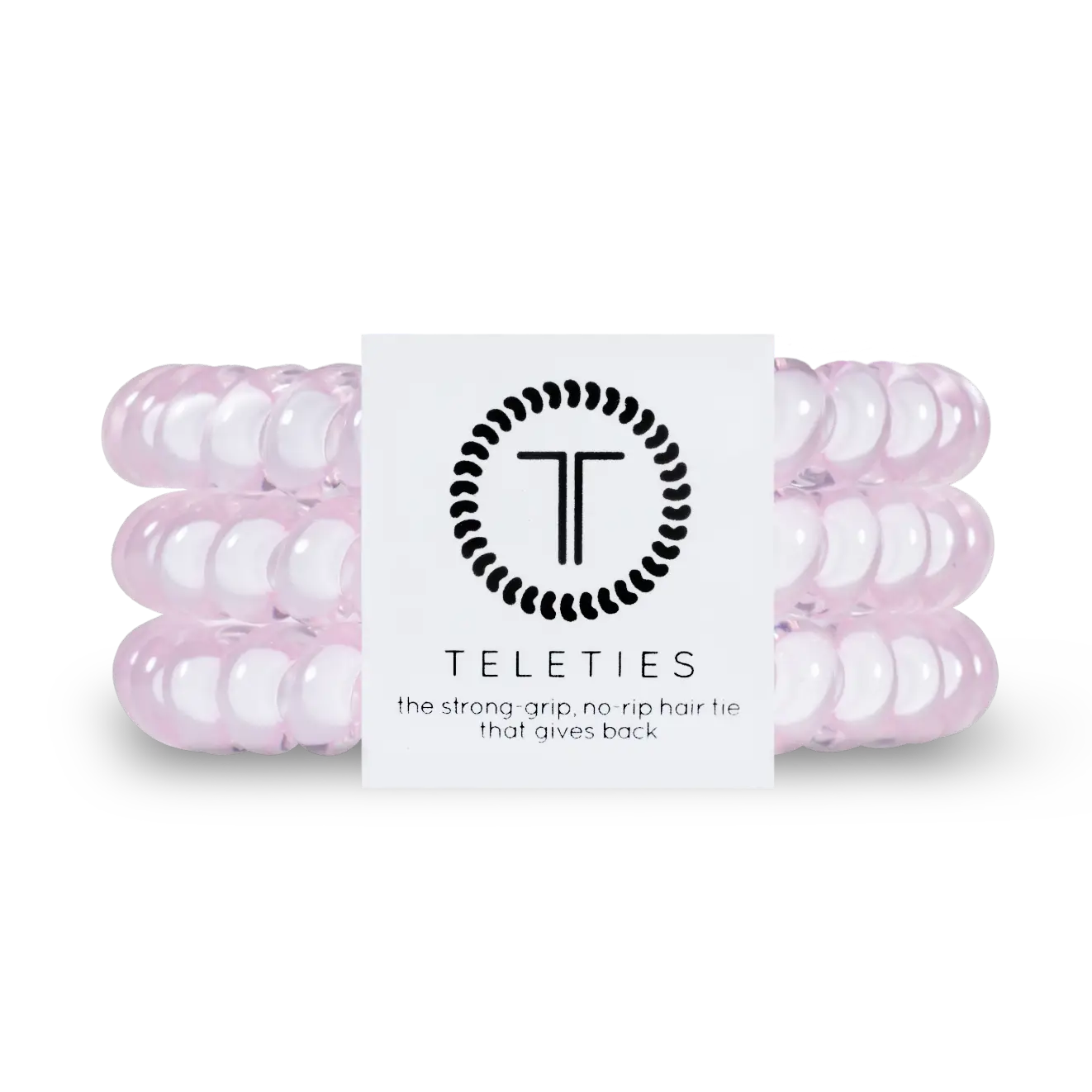 Small Hair Ties - Rose Water Pink