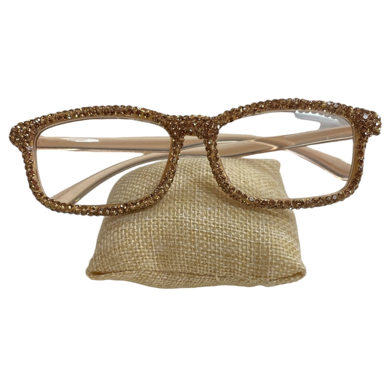 Champagne Rhinestone Readers