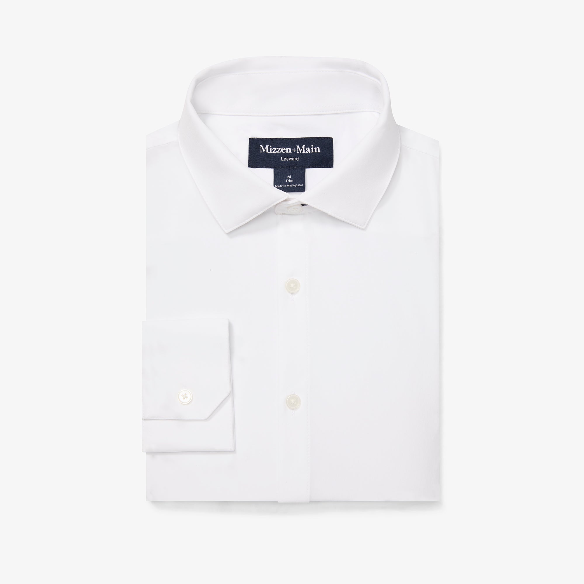 Leeward Dress Shirt - Solid White