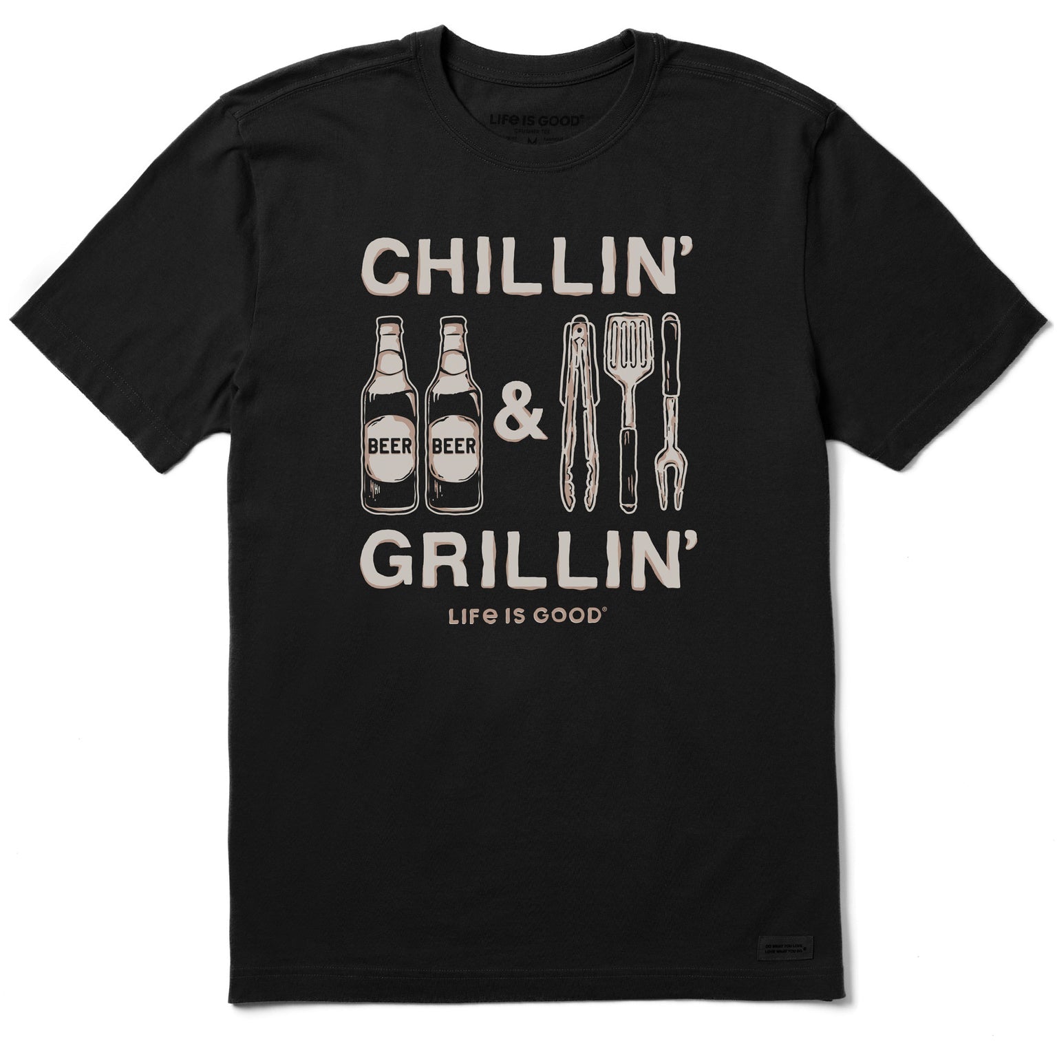 Chillin' & Grillin' Beer Short Sleeve Crusher-LITE Tee