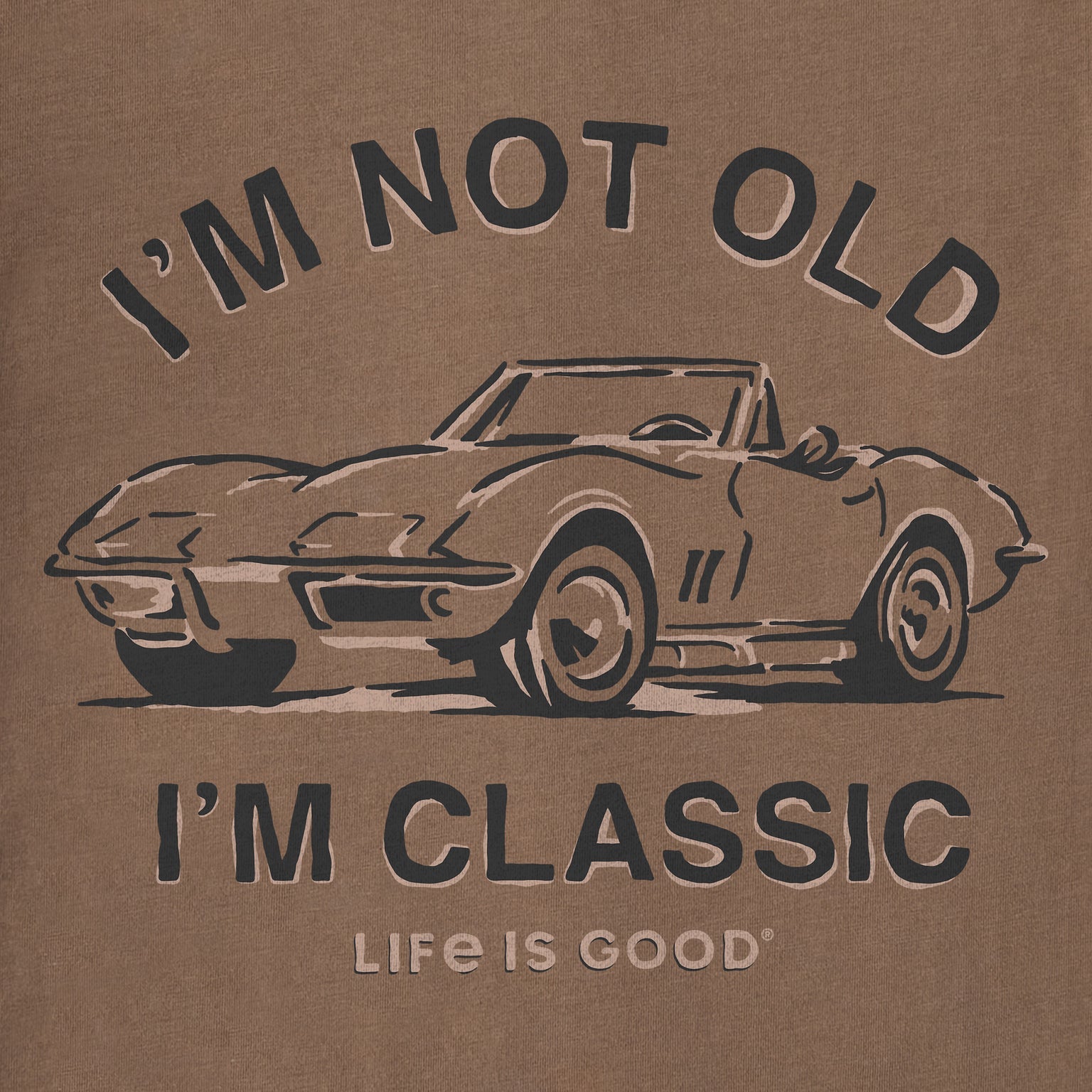 'm Classic Sports Car Short Sleeve Crusher-LITE Tee