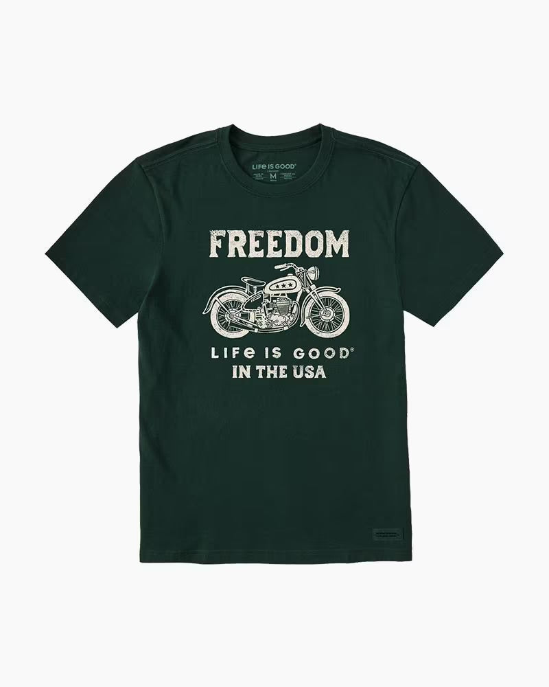 Freedom Motorcycle Short Sleeve Tee