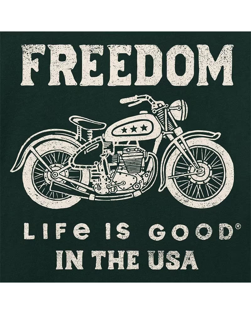 Freedom Motorcycle Short Sleeve Tee