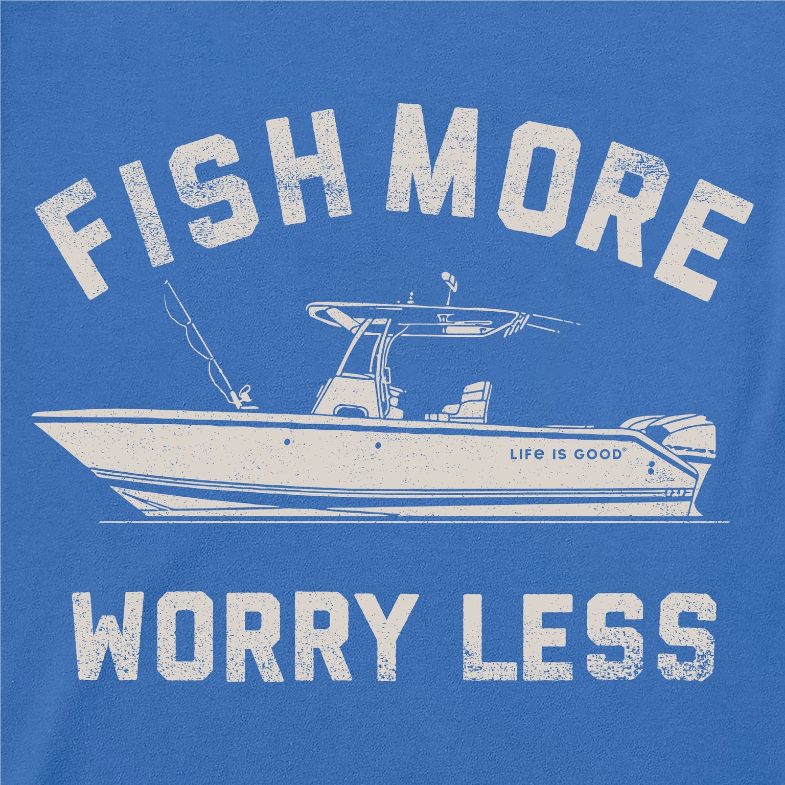 Fish More Boat Short Sleeve Crusher-LITE Tee