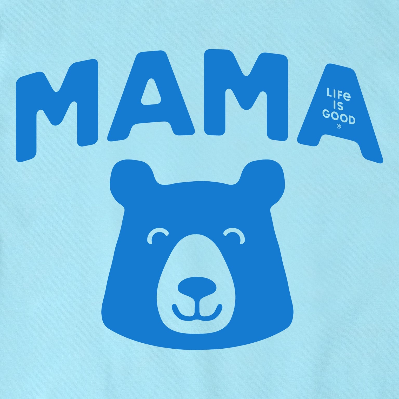 Mama Bear Head Short Sleeve Crusher-LITE Vee