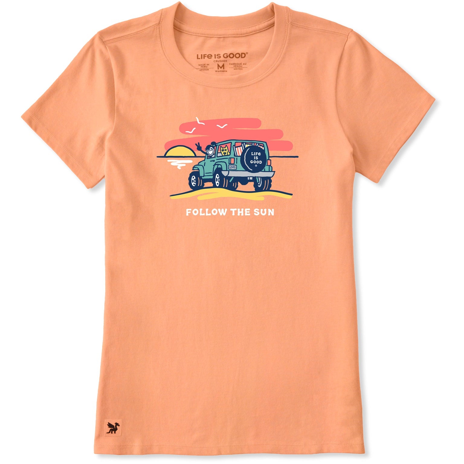 Follow the Sun Jackie Short Sleeve Crusher-LITE Tee