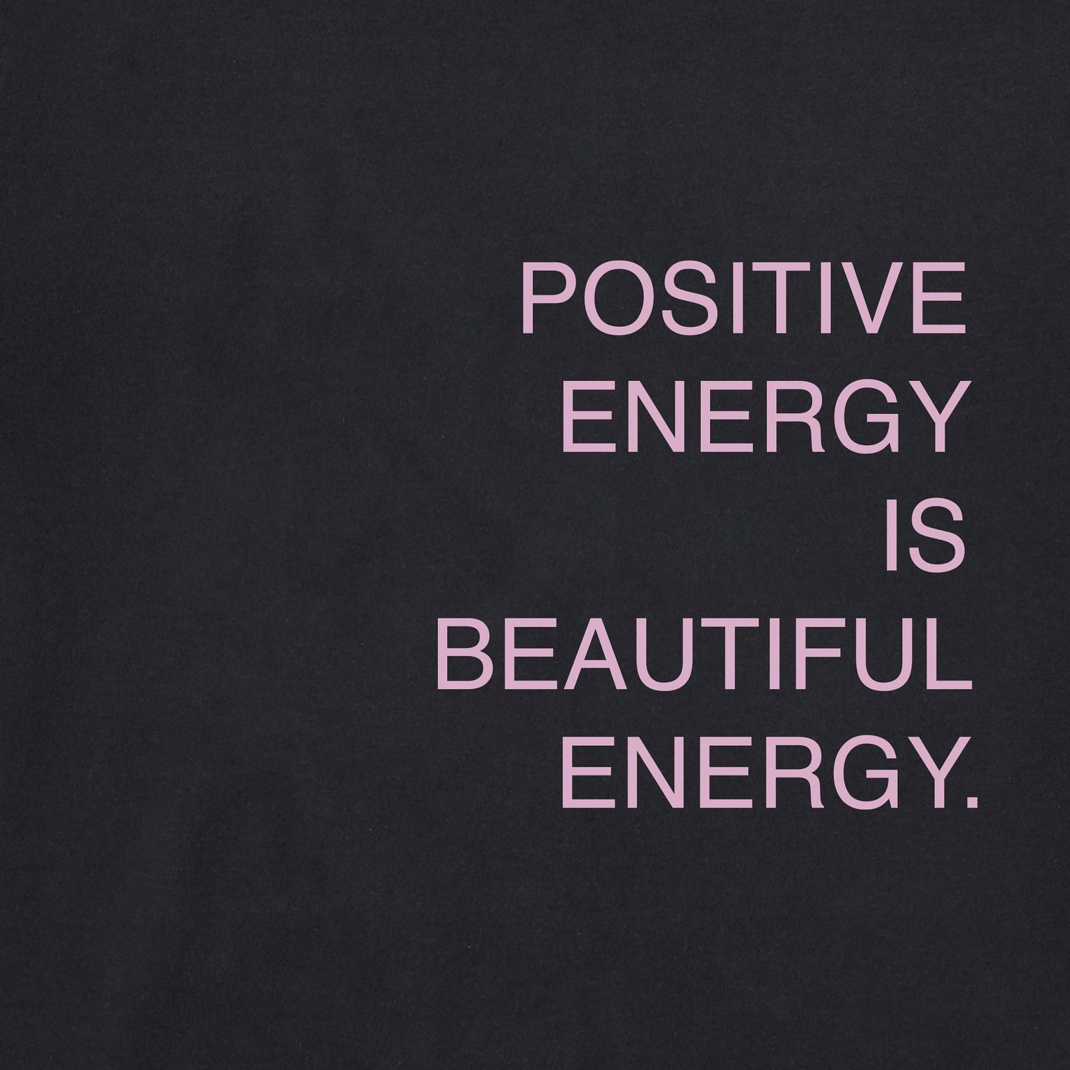 Positive Beautiful Energy Right Short Sleeve Crusher Boxy Tee