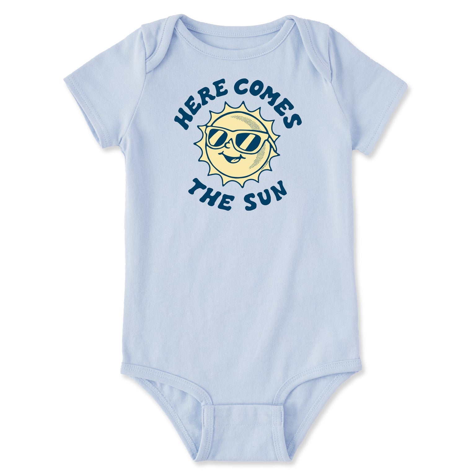 Here Comes The Sun Short Sleeve Crusher Bodysuit