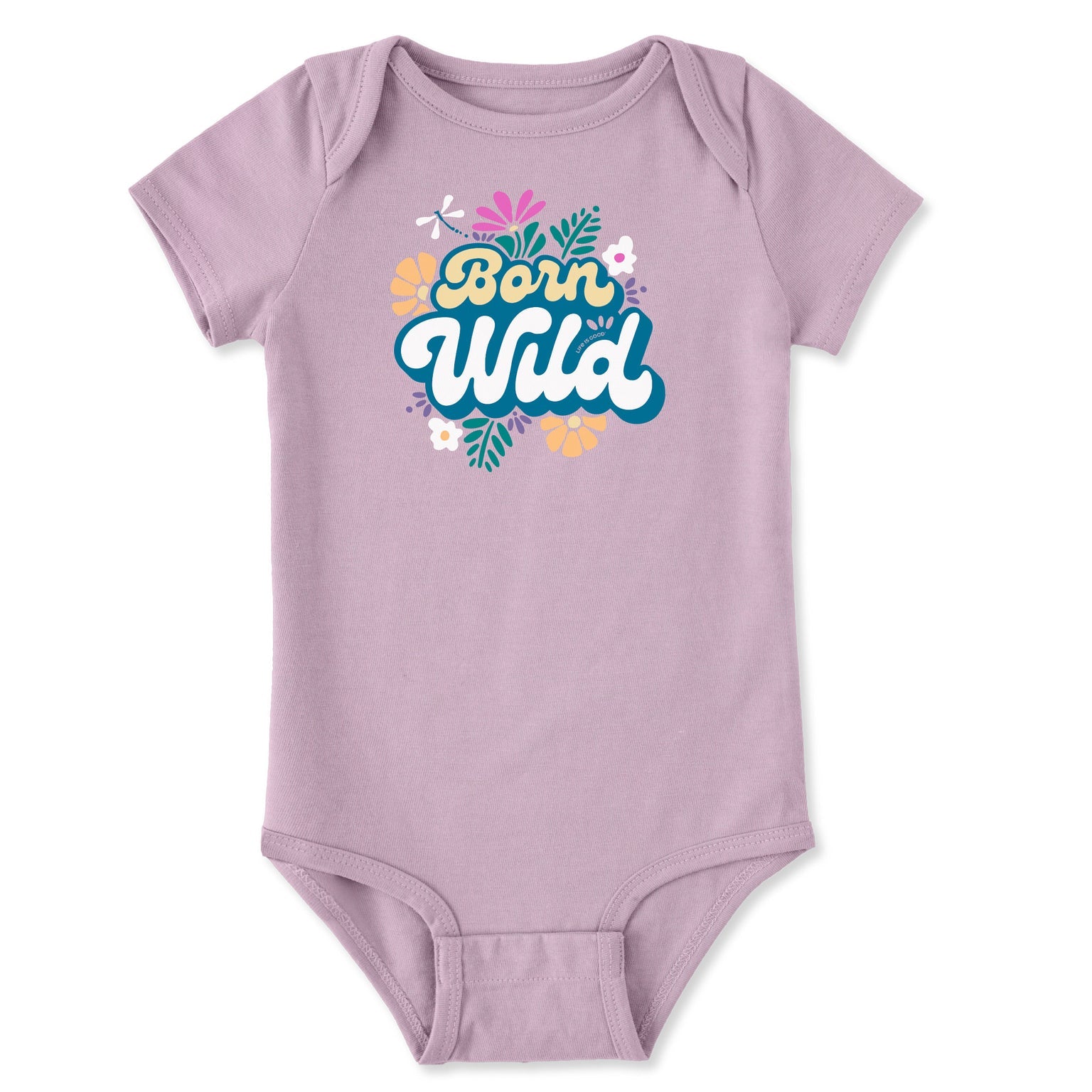 Born Wild Short Sleeve Crusher Bodysuit