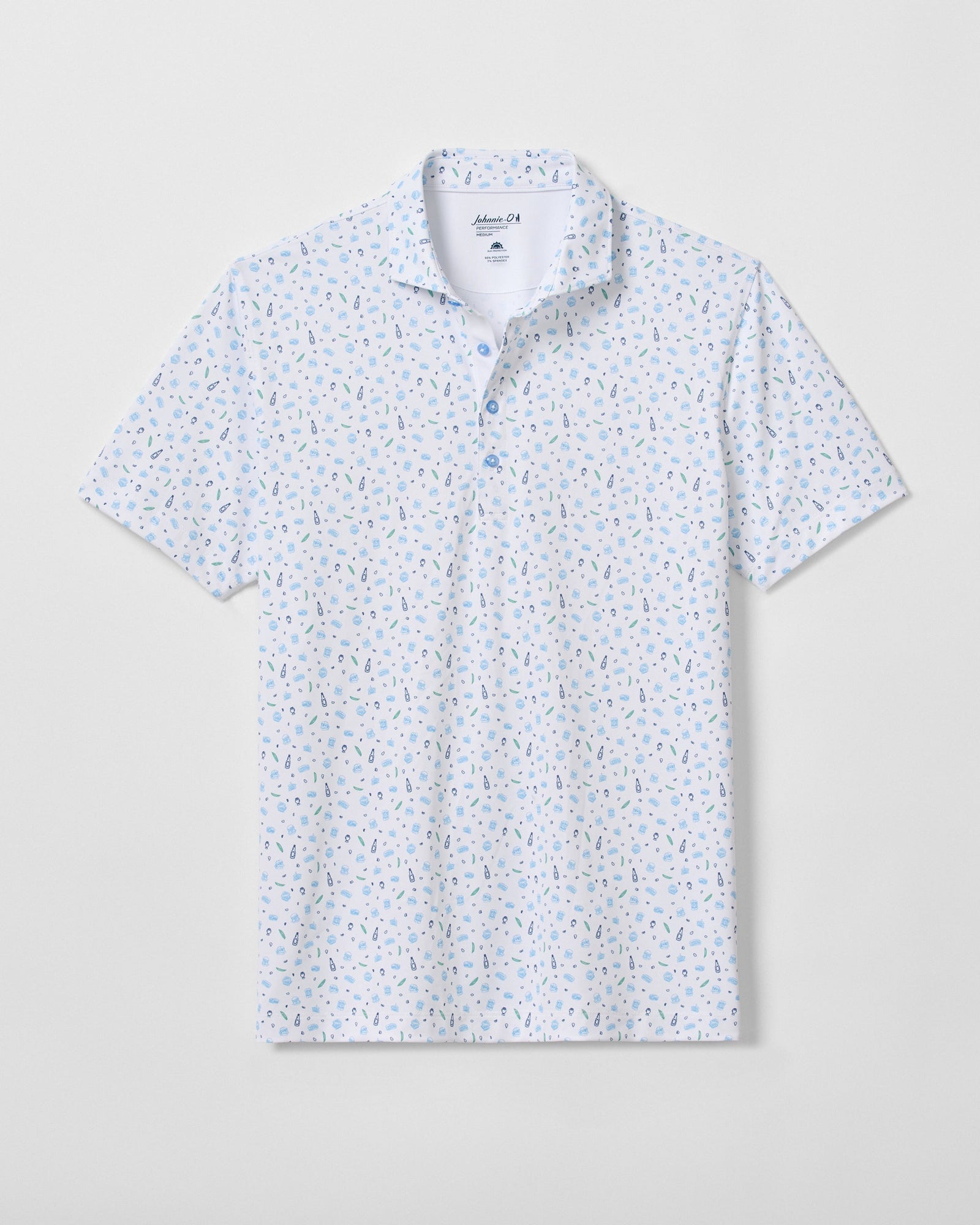 Performance Mesh Polo - Burgers N Beers