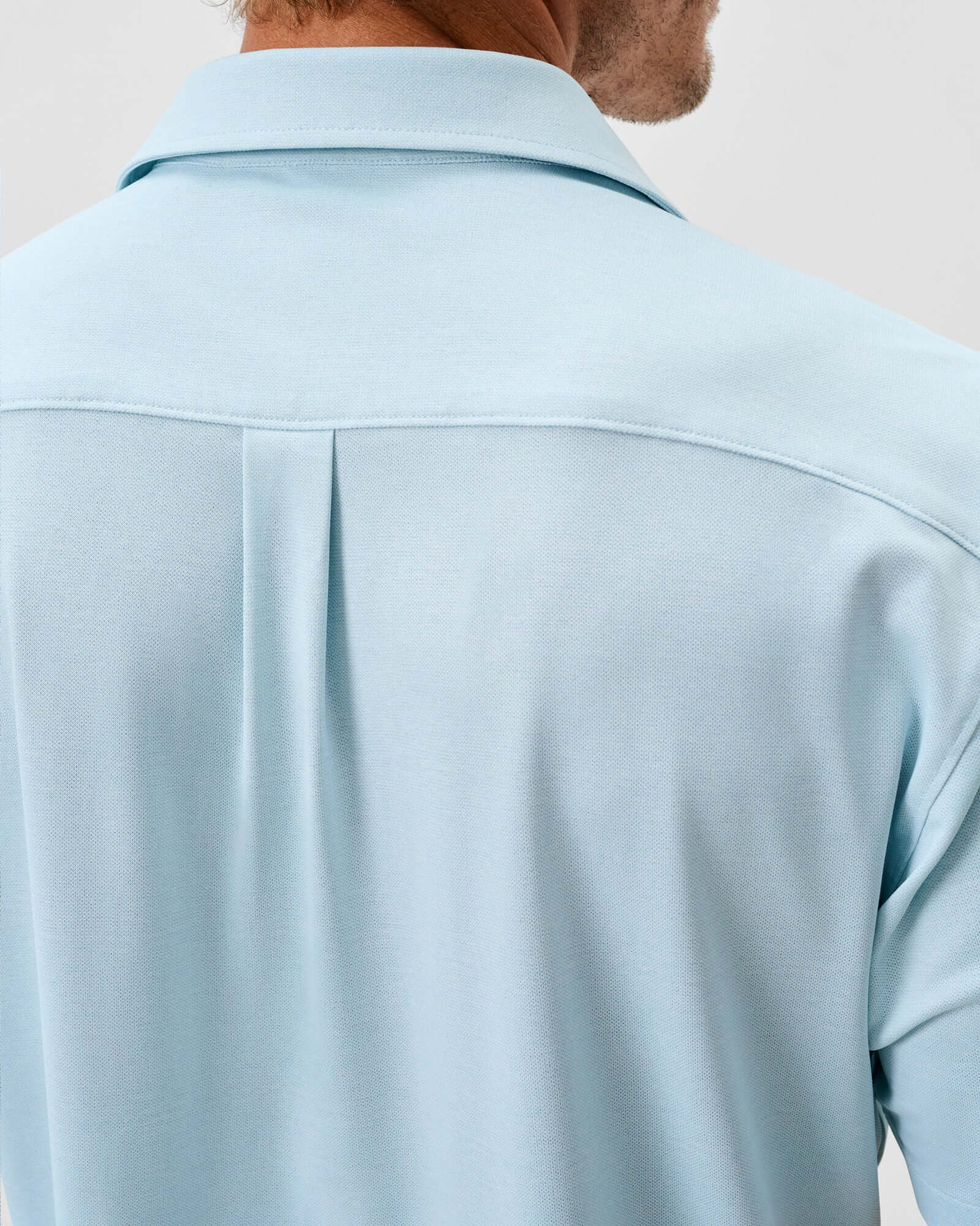 Printed Mesh Short Sleeve Button Up Shirt - Breck