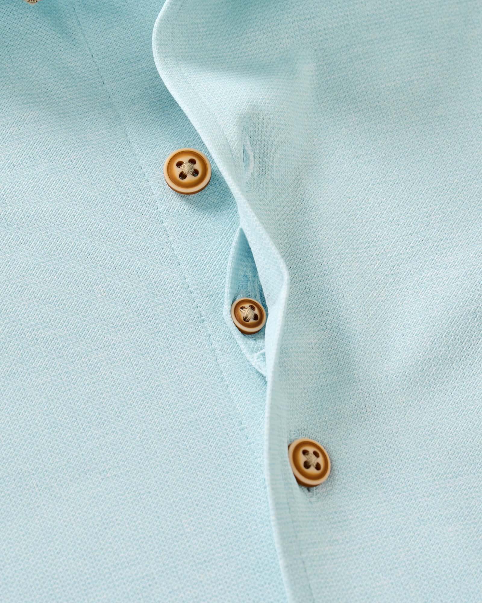Printed Mesh Short Sleeve Button Up Shirt - Breck