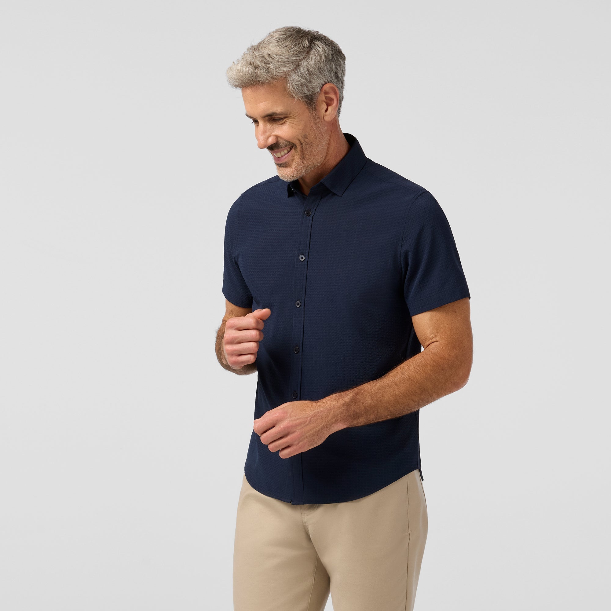 Porter Short Sleeve Shirt - Navy