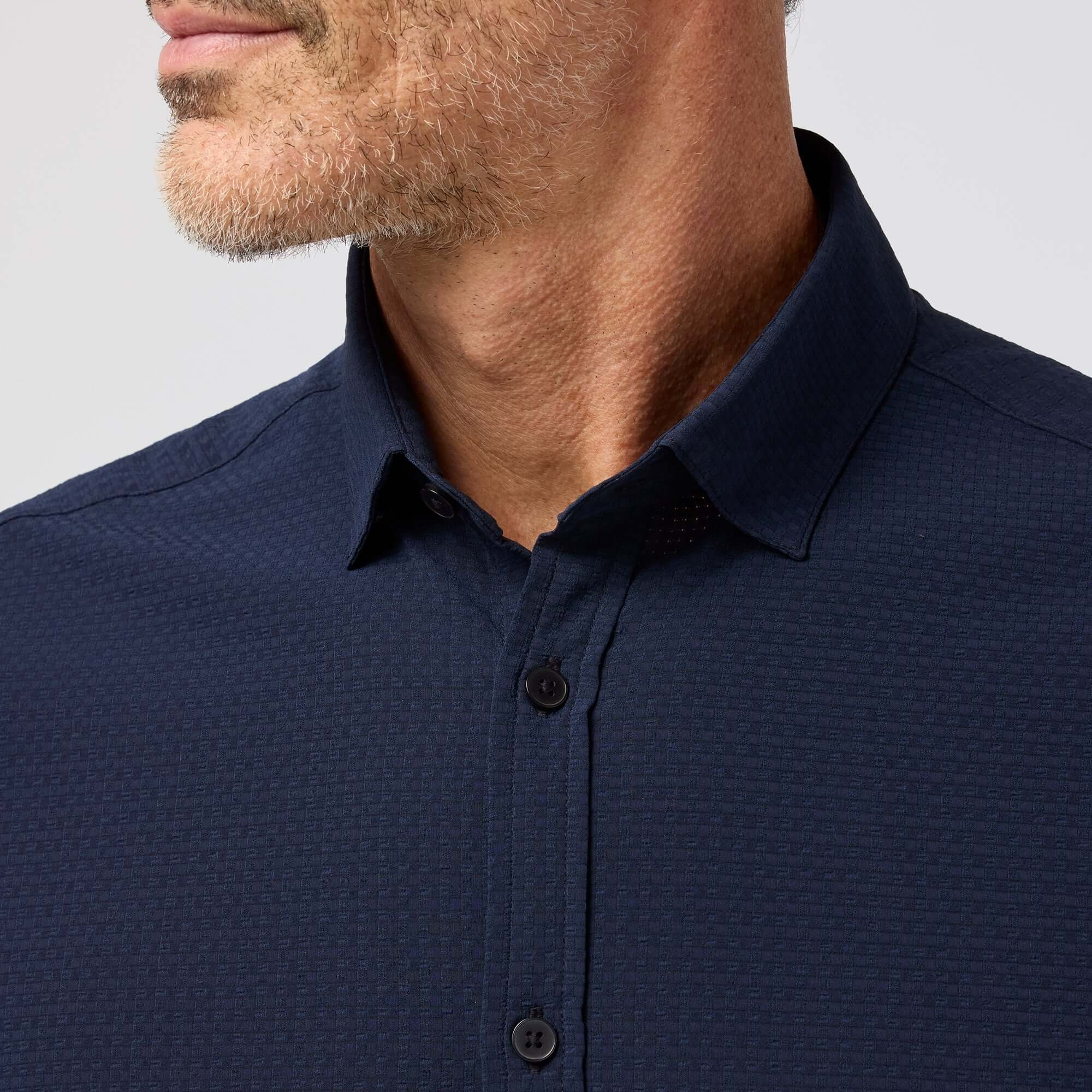 Porter Short Sleeve Shirt - Navy