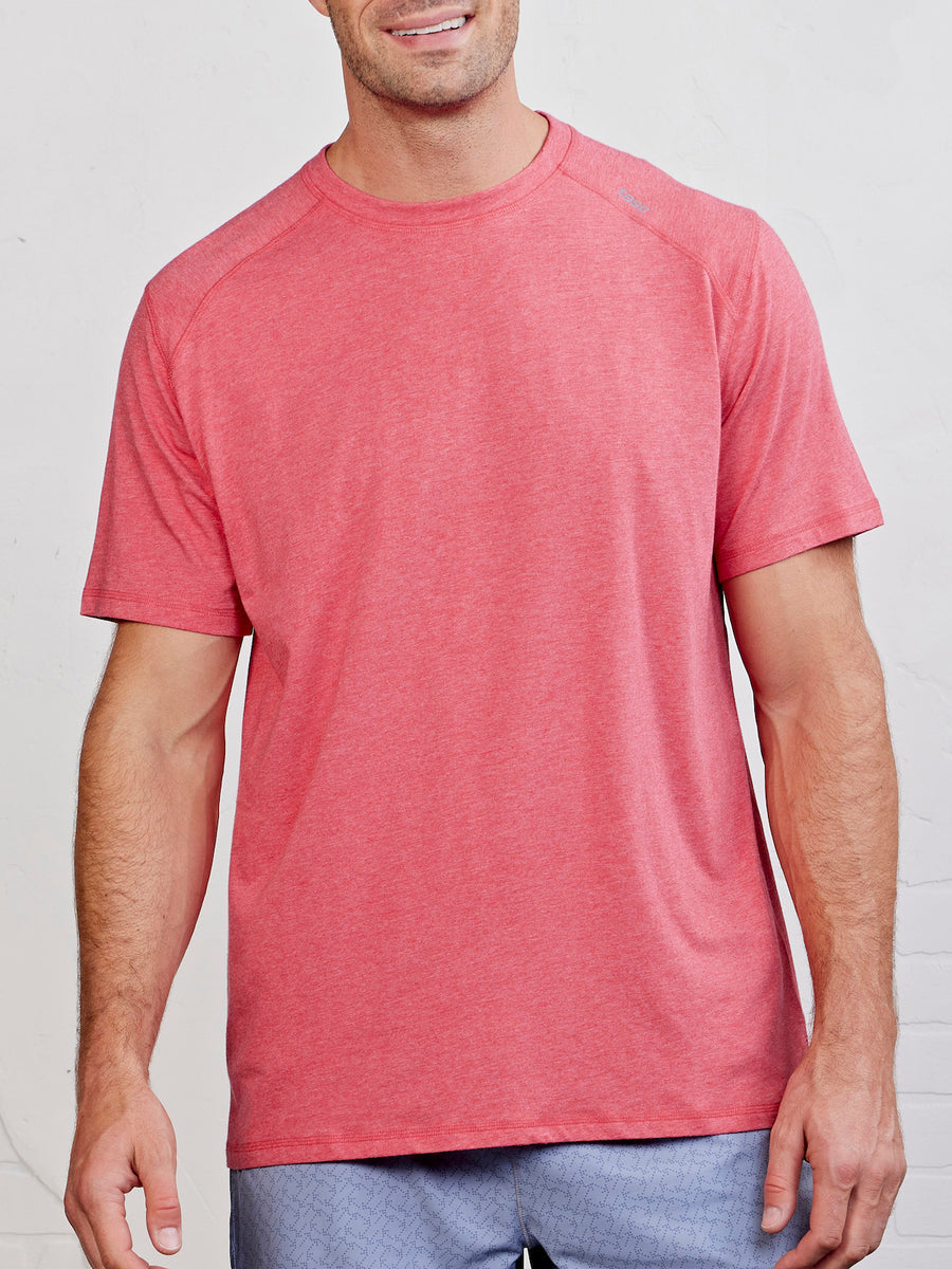 Carrollton Fitness T-Shirt - Racing Red Heather
