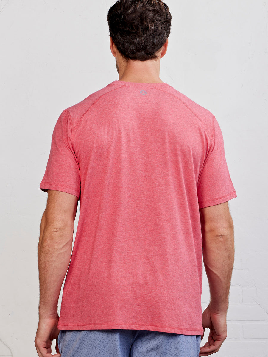 Carrollton Fitness T-Shirt - Racing Red Heather