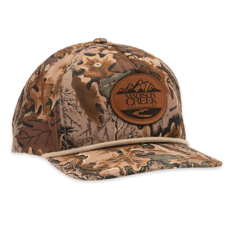 Richardson 256 Realtree Advantage Camo Leather Patch Hat