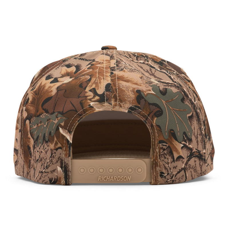 Richardson 256 Realtree Advantage Camo Leather Patch Hat