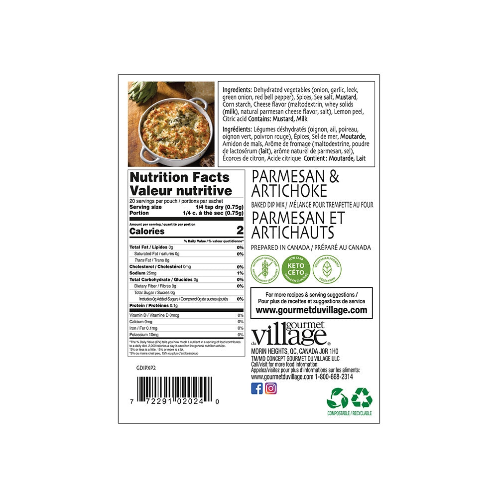 Dip Mix - Parmesan Artichoke