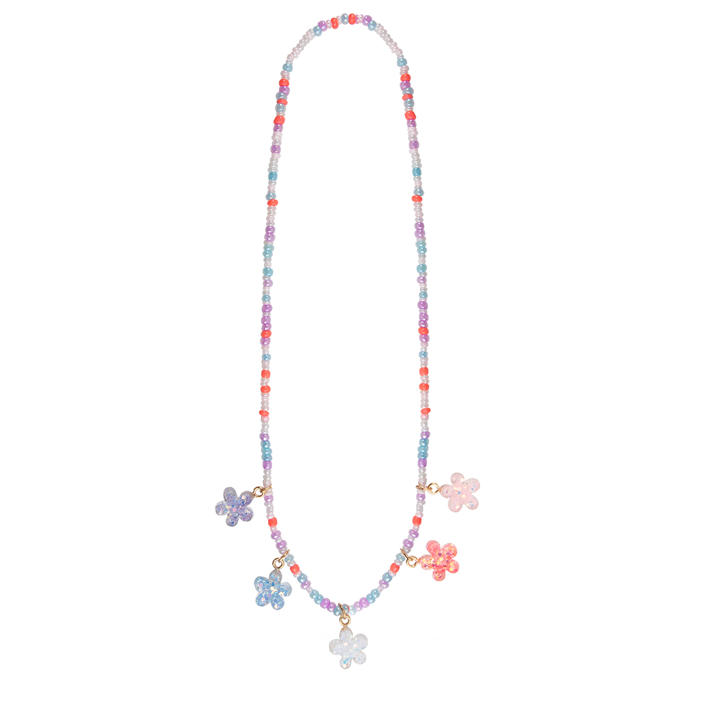 Shimmer Flower Necklace