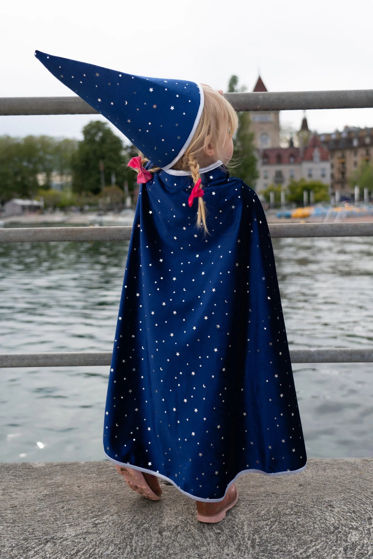 Sparkle Wizard Cape & Hat Set