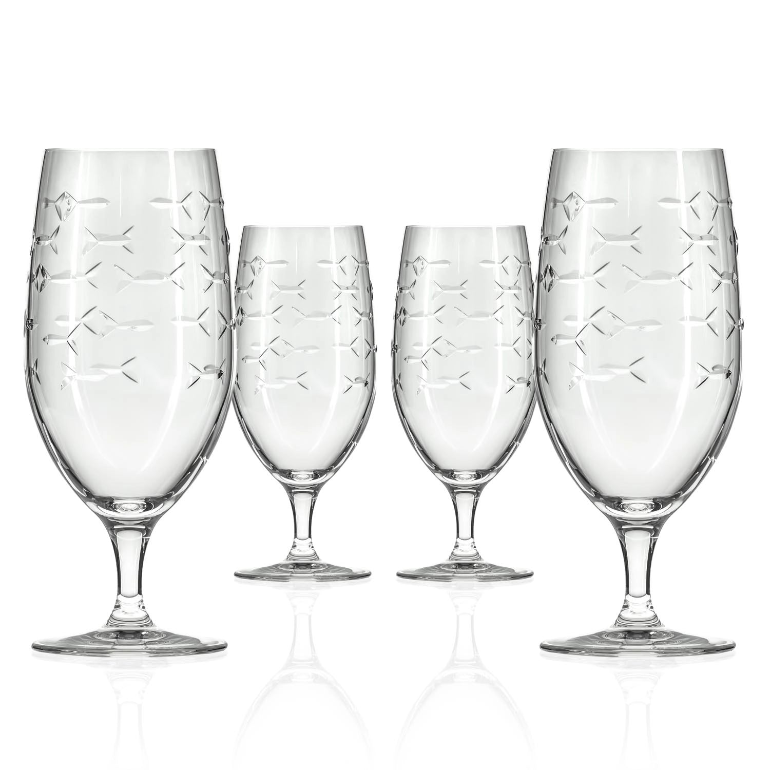Rolf Glass School of Fish Wine Glass - Thumbnail 3