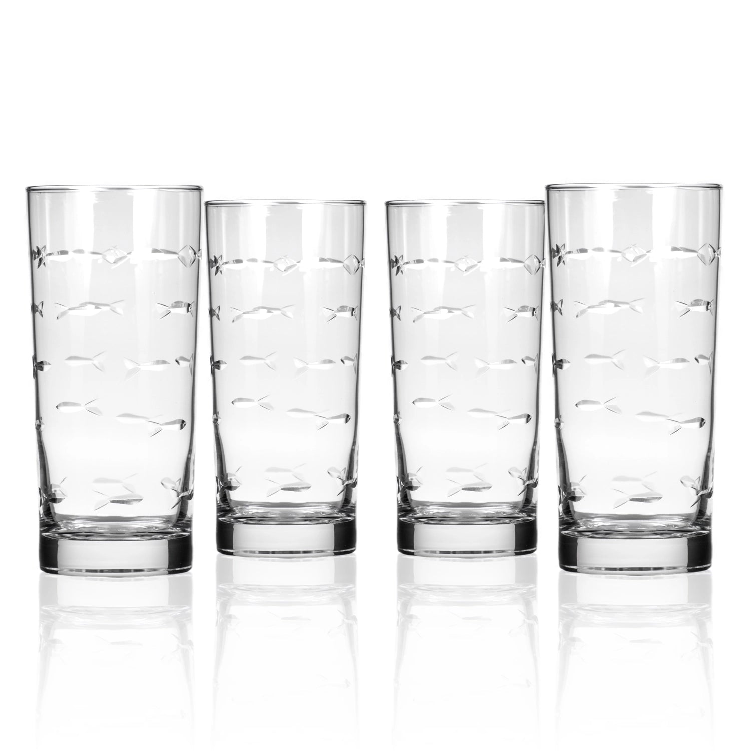 School Of Fish Highball Glass